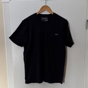 Eddie Bauer Classic Black Short Sleeve Tee